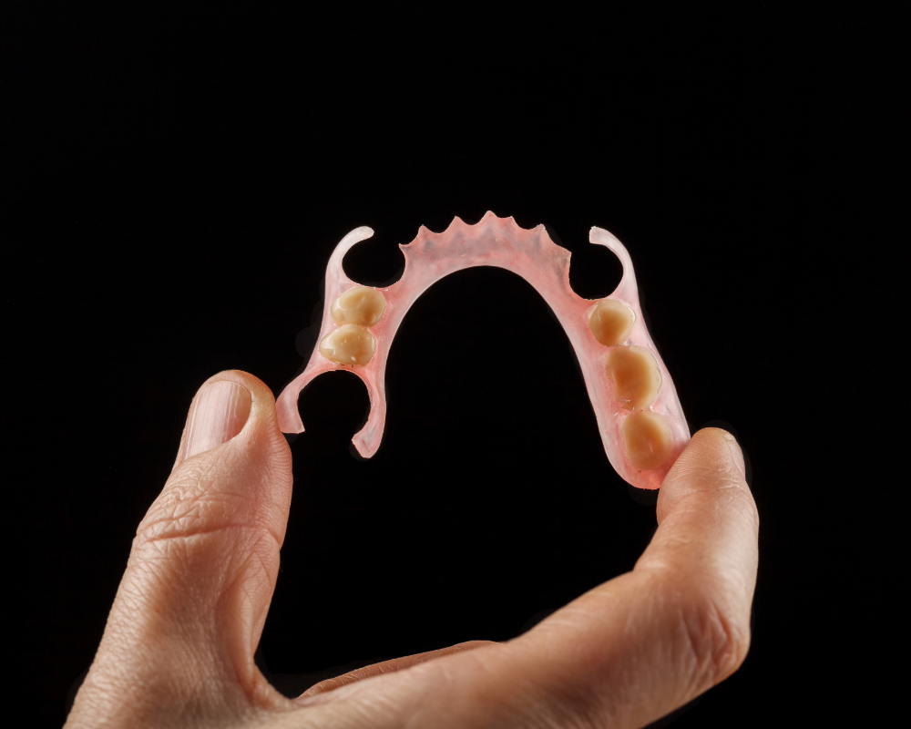 Partial acrylic denture